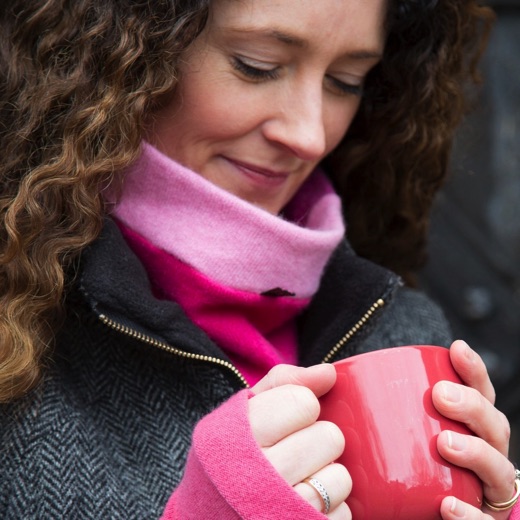 Turtle Doves, recycled cashmere accessories Little Green Space